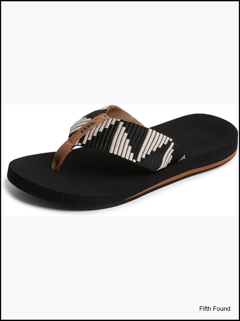 Woven Flip Flop Sandals With Arch Support - Women's